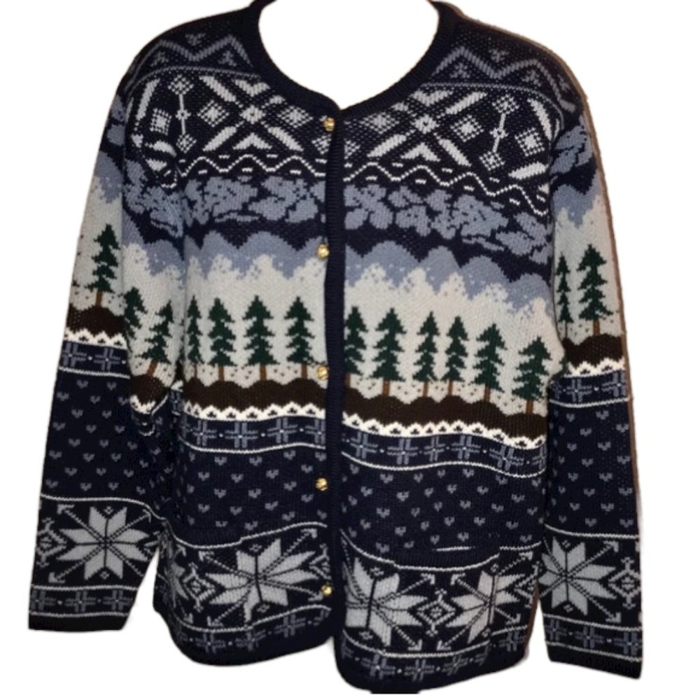Crystal-Kobe Winter Cardigan - LG Petite